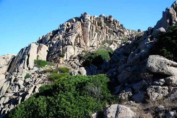 Vista Costa Capo Testa — Foto de Stock