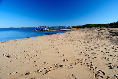 Rio di Li Saldi plajı manzarası
