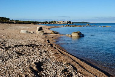 Rio di Li Saldi plajı manzarası