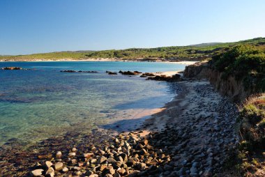 Naracu Nieddu plajı manzarası