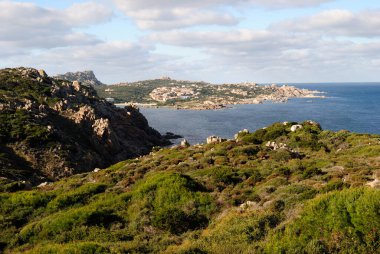 Punta Sa Kontesinden Capo Testa Manzarası