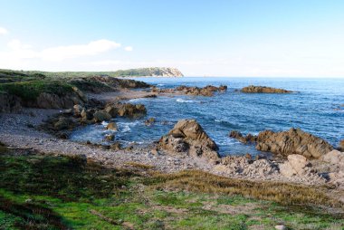 Cala Pischina sahili manzarası