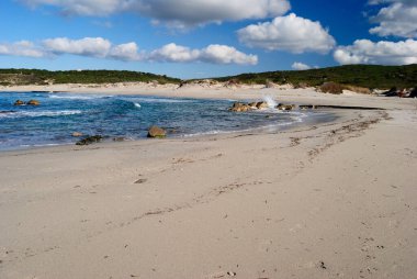 Rena Maiori plajı manzarası