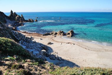 Rena di Matteu plajı manzarası