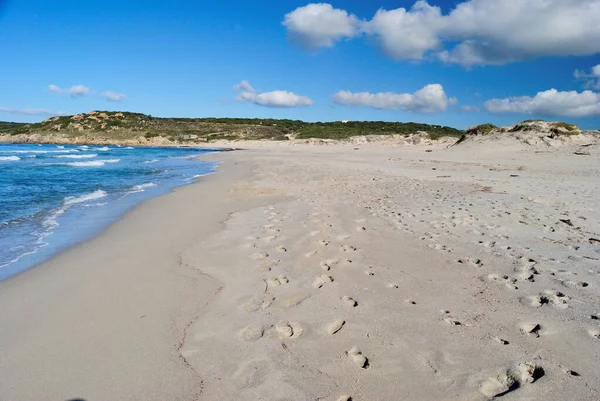 Blick Auf Den Strand Von Rena Maiori — Stockfoto