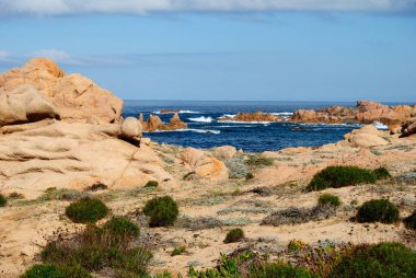 Cala Sarraina sahili manzarası