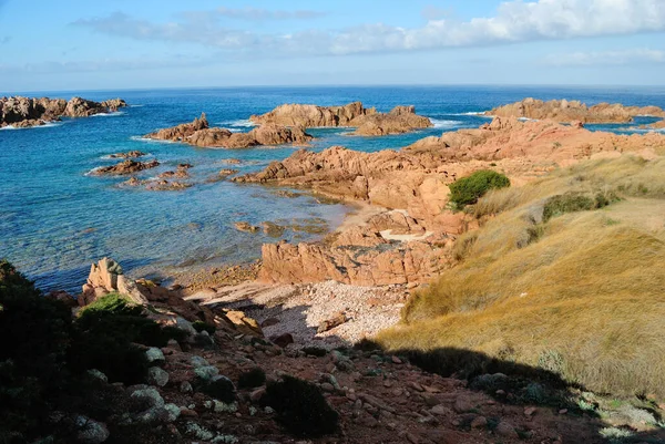 Widok Wybrzeże Cala Sarraina — Zdjęcie stockowe