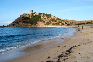 Cala Porticciolo plajı manzarası