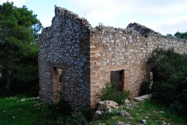 Edifícios Militares Abandonados Perto Monte Doglia — Fotografia de Stock