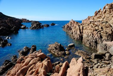 Capanneddi sahili manzarası