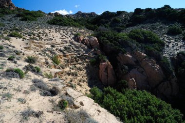 Capanneddi sahili manzarası