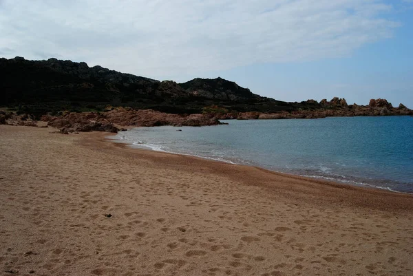 Uitzicht Het Strand Van Cala Sarraina — Stockfoto