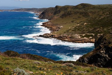 Punta Furan 'dan Nurra sahili manzarası