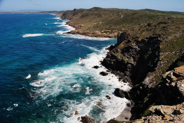 View Nurra Coast Punta Furan — Zdjęcie stockowe