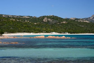 Liscia Ruja plajı manzarası