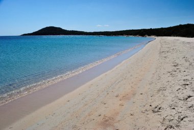 Liscia Ruja plajı manzarası