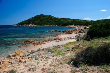 Liscia Ruja plajı manzarası