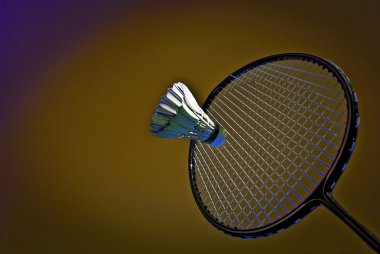 Badminton Raket ve raketle
