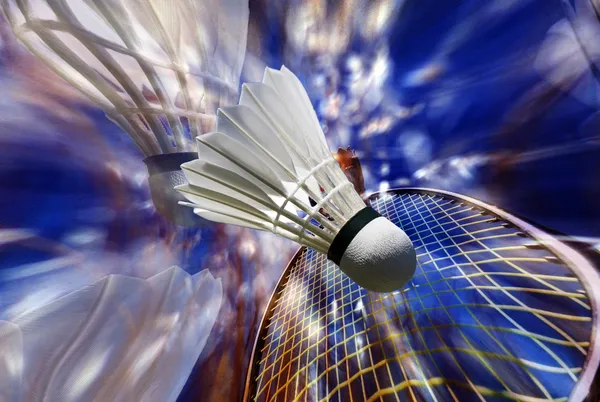 Badminton spel — Stockfoto