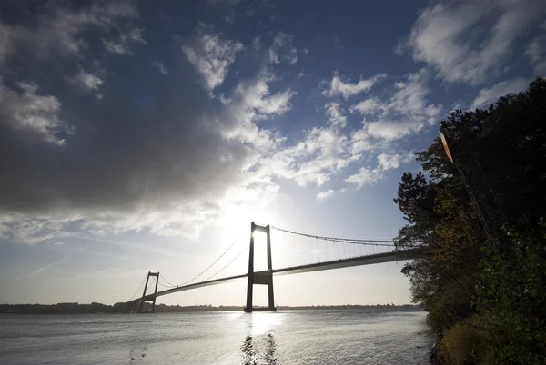 Hängebrücke Stockbild