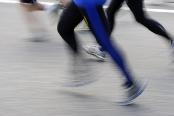 Closeup runner legs — Stock Photo, Image