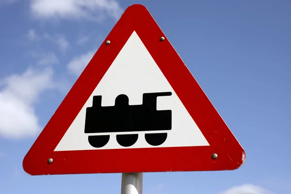 기차 교통 표지 — 스톡 사진