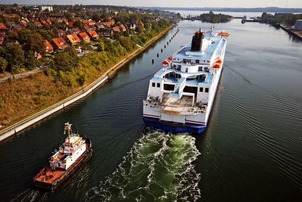 Kiel Canal croazieră — Fotografie, imagine de stoc