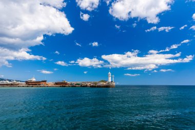 yalta deniz feneri bir görüntü. Yalta.