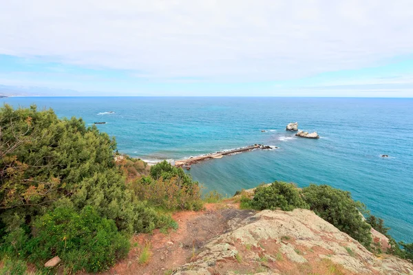 Pemandangan di Cape Plaka, Crimea. Ukraina. Rusia — Stok Foto