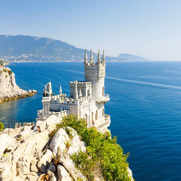 El corte de la Costa Sur de la Crimea Yalta, la Casta del Nido de la Golondrina —  Fotos de Stock