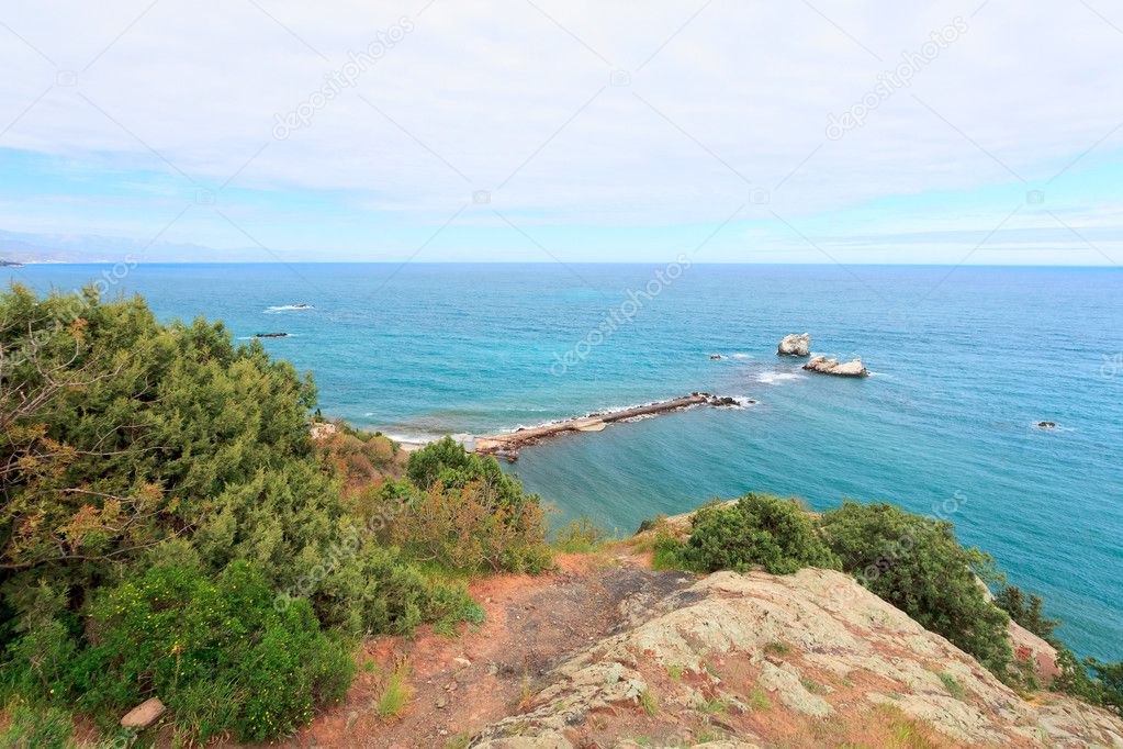 A view in Cape Plaka, Crimea. Ukraine.Russia