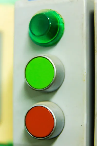 Knoppen op control paneld — Stockfoto