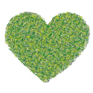 yeşil kalp