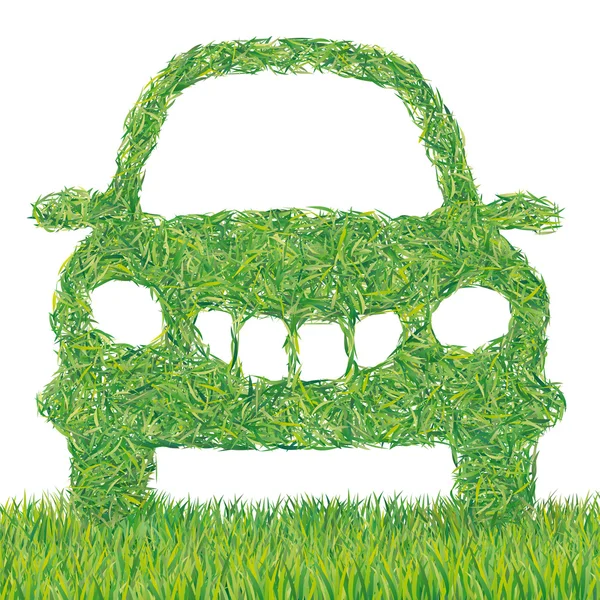 Auto gräs — Stock vektor