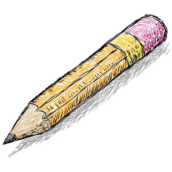 पेंसिल स्केच — स्टॉक वेक्टर