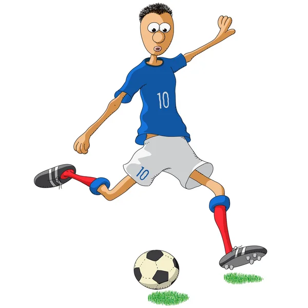 France soccer player — Stock Vector