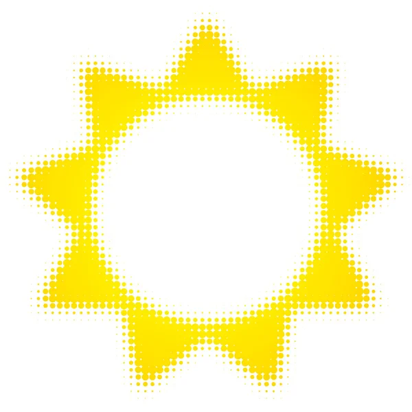 El sol — Vector de stock