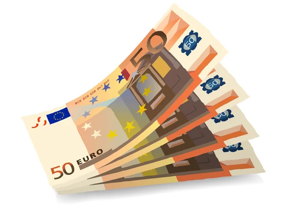 50 euros — Image vectorielle