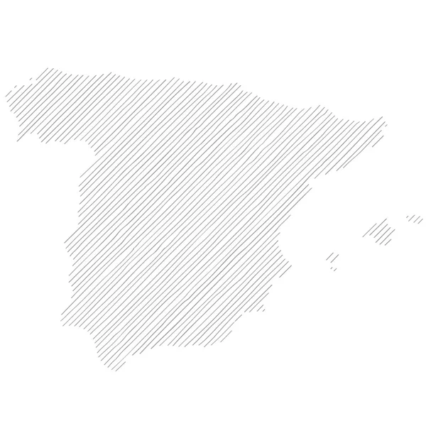 Map of Spain — Stock Vector