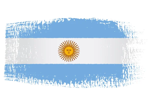 brushstroke Arjantin bayrağı