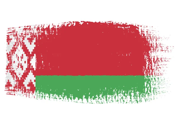 Brushstroke flag Belarus — Stock Vector