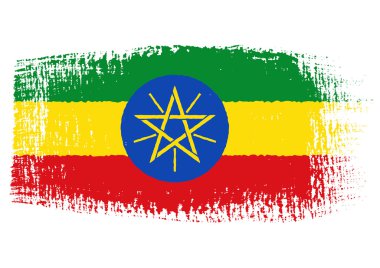 brushstroke Etiyopya bayrağı