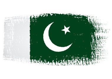 brushstroke pakistan bayrağı