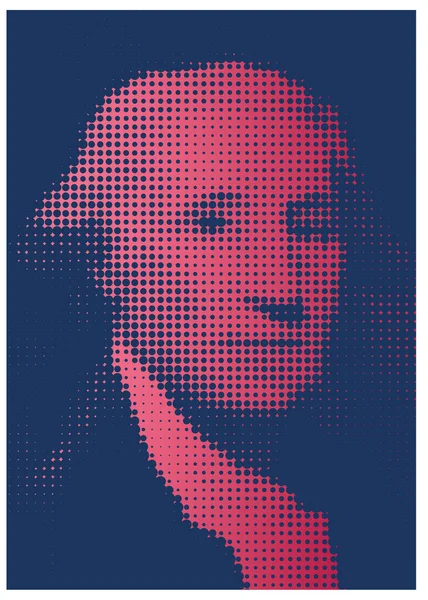 Elaboration Graphique Portrait George Washington Premier Président Des États Unis — Image vectorielle