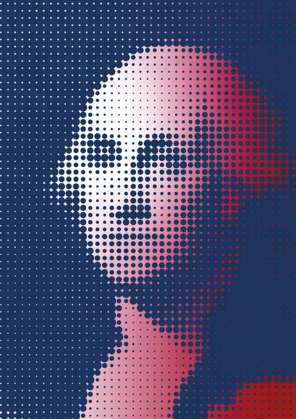Графическая Разработка Портрета Первого Президента Сша Джорджа Вашингтона — стоковый вектор