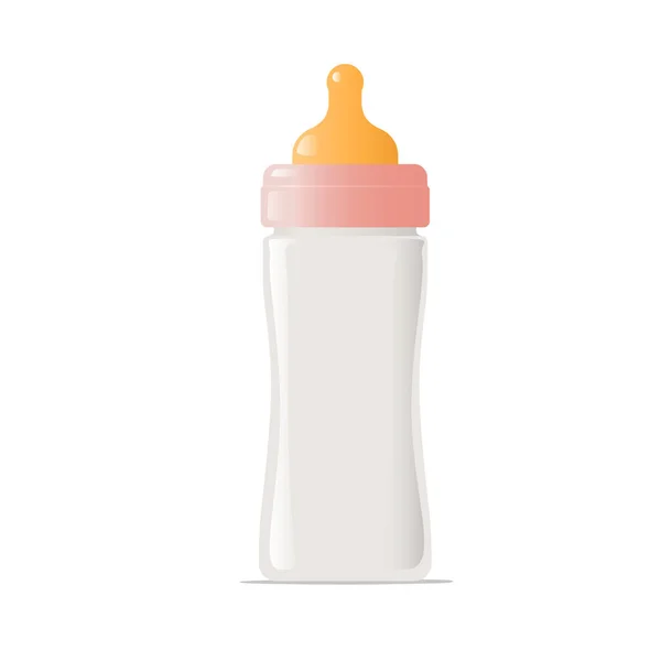 Baby Milk Bottle Vector Illustration Design — Vetor de Stock