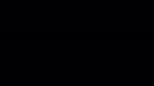 Флаг Бельгии Штрихи Акварелью Листе Бумаги Видео Прозрачным Фоном Альфа — стоковое видео