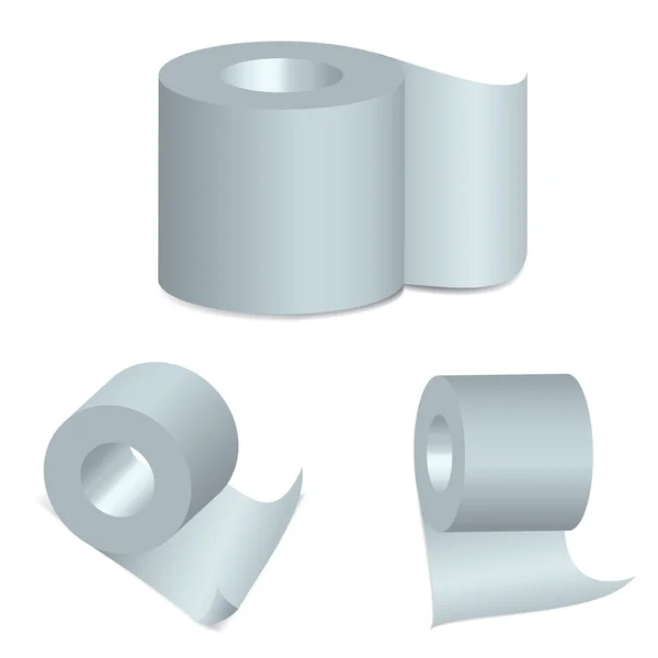 Sada toaletní papír — Stockový vektor