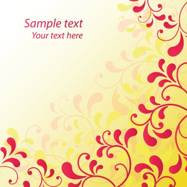 renkli çiçek tebrik kartı