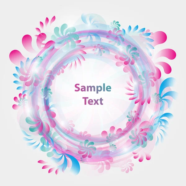 Decorative circle frame — Stock Vector